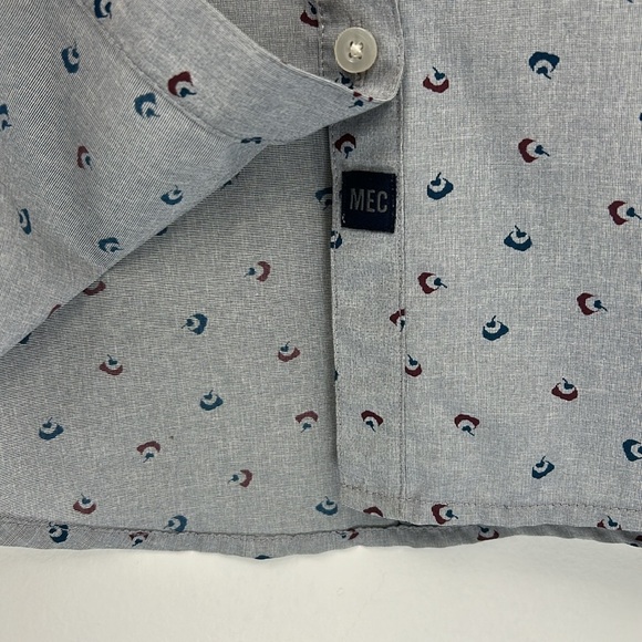 MEC Patterned Button Short Sleeve Women's Shirt Lightweight - Picture 4 of 10